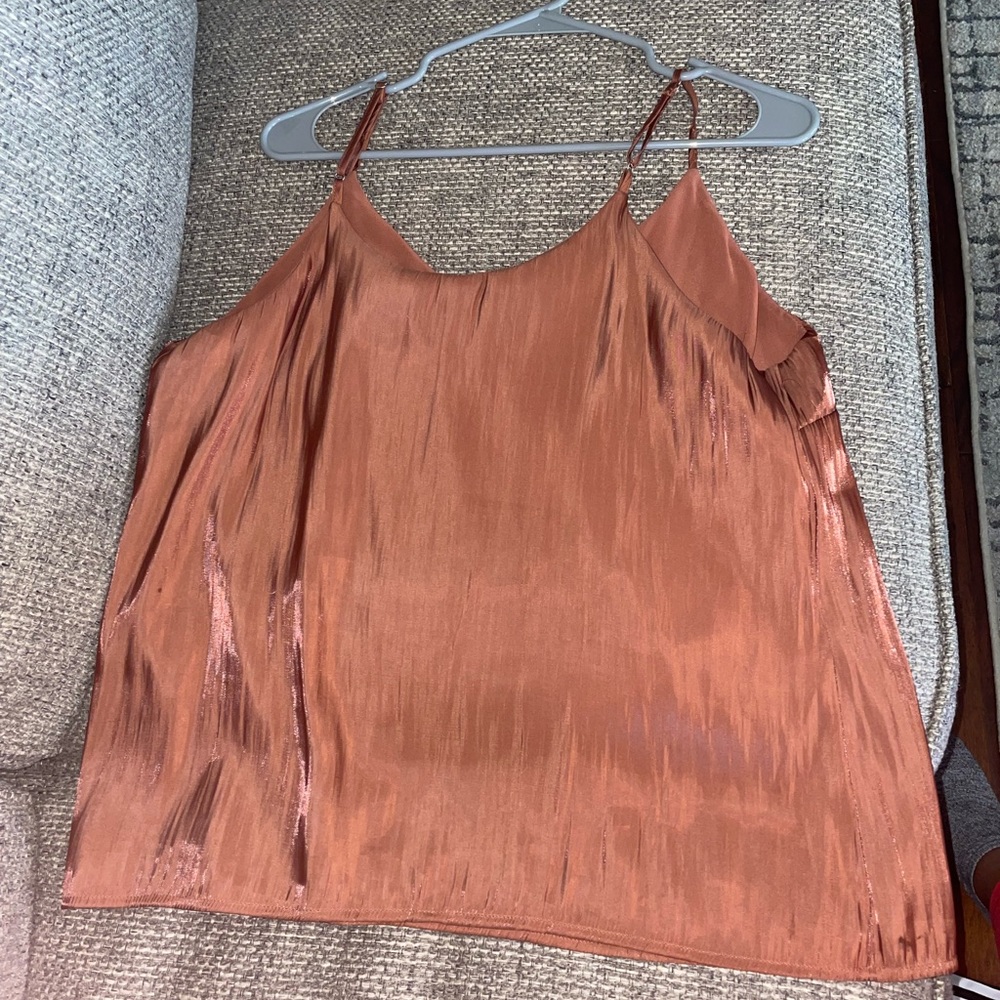 Silk target tank top